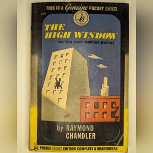 📚 The High Window by Raymond Chandler - 1945 Vintage Pocket Book 1st Print 📚